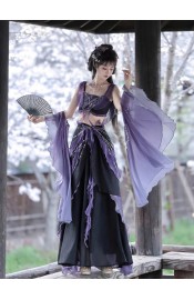 Wheat Field Dance Of The Phantom Night Top Skirt and Sleeve Set(Pre-Order/Full Payment Without Shipping)